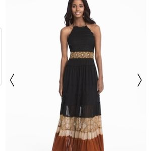 White house black market maxi dress